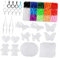 DIKACA Art Craft Beads Toy 1 Set Plastic Fuse Beads Boys and Girls Educational Puzzle Game