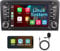 KTTCORLP Reproductor de Radio con Pantalla para Audi A3 2003–2012, S3 2006–2012, RS3 2011–2012 con Apple CarPlay, Android Auto, Bluetooth/FM/Am/USB/Equalizador (EQ) y Pantalla Táctil de 7 Pulgadas