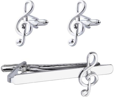 Pince à cravate musicale pour musiciens, cadeau pour les amateurs de musique, cadeau pour les amateurs de musique, cadeaux pour hommes, fils, petit ami, cadeaux sur le thème de la musique pour