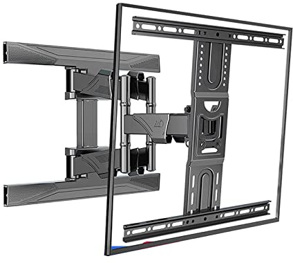 GAOFEMZ TV Stand,TV Wall Mount, Full Motion TV Wall Bracket Swivel and Tilt for Most 45-75 Inch Flat Screen TV, Wall Drilling Install, Holds Up to 100lbs/45.5kg