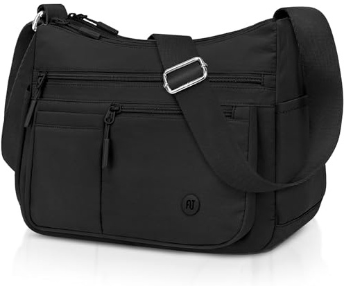 Umhängetasche Damen Mittelgroß, Wasserdicht Handtasche Damen Crossbody Bag | Groß Handtaschen Tasche mit Vielen Fächern, Leichte Gross Schultertasche für Shopper Reisen Arbeit