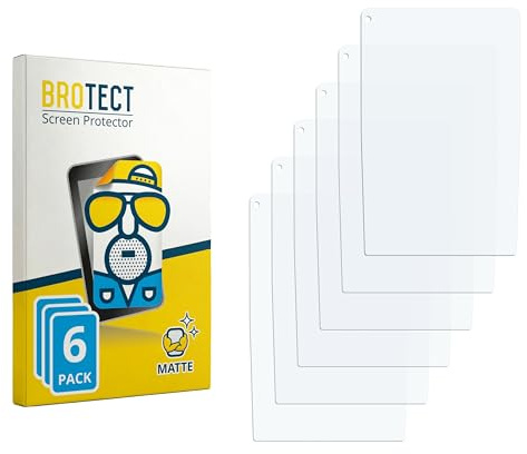 BROTECT Entspiegelungs-Schutzfolie für Newland PT60 Narvalo (6 Stück) Matte Displayschutz-Folie, Anti-Reflex, Anti-Fingerprint