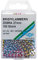 Wedo 901245299 Büroklammern Zebra Metall (mit gestreiftem Kunststoffüberzug, 27 mm, 100 Stück, farbig sortiert