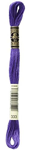DMC 6-Strand Embroidery Cotton Floss, Very Dark Blue Violet