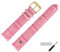 MARBURGER Uhrenarmband 20mm Leder Rose Gold Alligator Prägung Mit Naht - Montage Set 5282043000220