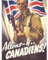 Wee Blue Coo War Wwii British French Lets Go Canadians Art Print Poster Wall Decor Kunstdruck Poster Wand-Dekor-12X16 Zoll