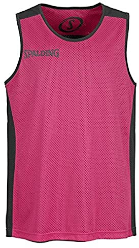 Spalding Bekleidung Teamsport Essential Reversible Shirt Herren, schwarz/pink, 2XL