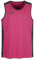 SPALDING - ESSENTIAL MAILLOT REVERSIBLE - Maillot de Basket - Maillot reversible - Confort Maximal - noir/rose - FR : 2XL (Taille Fabricant : XXL)