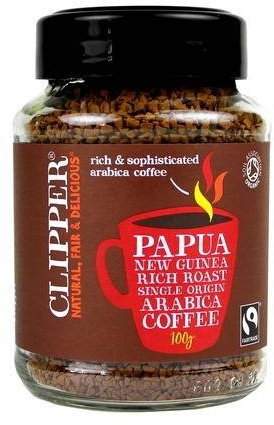 Clipper Instant Coffee - Papua New Guinea 100g (Pack of 6)