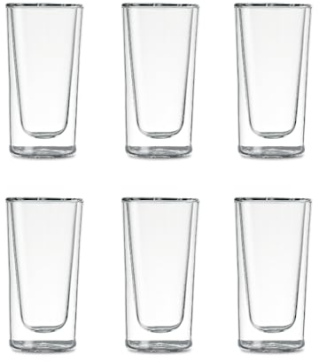 WD Lifestyle Linea Casa Bicchierini Liquore, 100 ml, Set 6 Pezzi, 10x10x11 cm