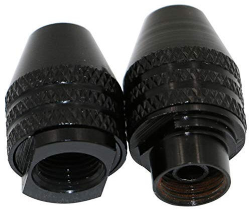 UKCOCO Adattatore per mandrino autoserrante, Confezione da 4 pezzi 0.3-3.2mm Mini lega di alluminio Adattatore 3-Jaw SDS Punte trapano Strumento di conversione Punte di trapano a mano Potenza M7 M8