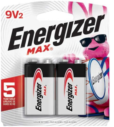Energizer Max Alkaline 9-Volt Battery