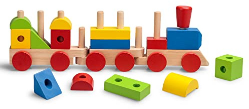 Tobar WOODEN STACK 'N' SOUNDS TRAIN Toy, Assorted Designs and Colours