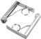 HERCHR Tischdeckenklammer Tischabdeckungsklemmen, 2 Stück Tischtuchklammern Edelstahl, tischdecke Outdoor wetterfest, 7,6 x 6 cm Tischtuch Clips Outdoor Tischdeckenhalter für 5,5 cm Dicken Tisch
