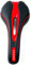Hallenwerk - Gel Fahrradsitz Fahrradsattel Fahrrad Bike Sattel Radsattel Mountainbike Tourensattel MTB Atmungsaktiv Ergonomisch jurfahr (Rot & Schwarz)