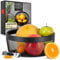 Moritz & Moritz Obstschale Schwarz Metall 25cm - Obstkorb Schwarz Metall – Korb für Geschenke, Früchte, Gemüse und Brot