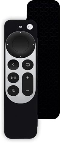 Funda de Silicona Suave Todo Incluido para Apple TV 4K Remote Controller 2021,Funda Protectora de Repuesto,protección de Cuerpo Completo,Funda a Prueba de Golpes,antiarañazos,cómodo,Ligero y práctico