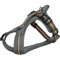 Trixie Fusion Reisegeschirr aus Nylon, Graphit/Papaya, Größe S-M 45-54 cm/20 mm