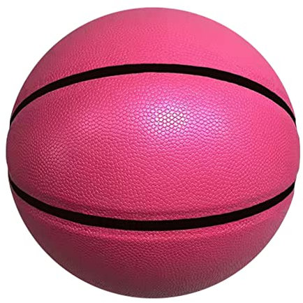 MINDCOLLISION Basket n. 5, n. 6, n. 7, Regalo di Abbigliamento in Pelle Morbida, Resistente ai Bambini. Adatto per Uso Interno e Esterno.,Rosa,size6