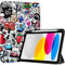 ProCase Funda para iPad 10.ª Generación 10.9 2022 A2696 A2757 A2777, Capa Inteligente Protectora con Ranura para Lápiz Óptico para iPad 10 2022 10.9 Pulgadas -Share
