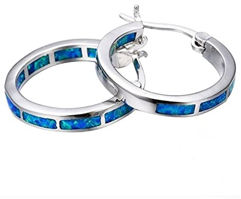 Yowablo Runde Accessoires Empfindlicher Edelsteinschmuck Hypoallergene Ohrringe Ohr-Ohrringe Damen Damen-Ohrringe Runde Ohrringe