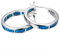 Yowablo Runde Accessoires Empfindlicher Edelsteinschmuck Hypoallergene Ohrringe Ohr-Ohrringe Damen Damen-Ohrringe Runde Ohrringe