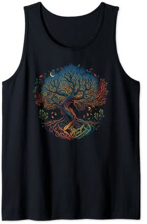 Baum des Lebens Yggdrasil Wikinger Midgard Thor Walhalla Tank Top