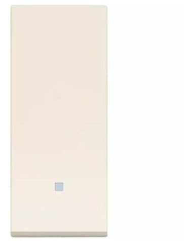 VIMAR 30024.C LINEA Deviatore basculante illuminabile, Max 100 W per lampade con alimentatore integrato (IEC 60669-1:2017), canapa