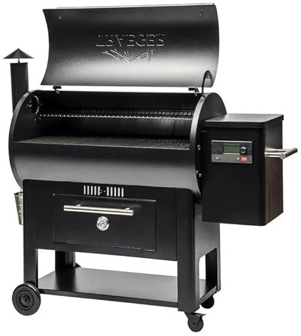 Traeger Century 885 - Parrilla y ahumador de pellets de madera + cubierta, versatilidad 6 en 1: parrilla, ahumar, hornear, asar, estofar y barbacoa