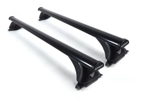 Barre portatutto New Iron 2 della Farad con kit Lux compatibile con Fiat Tipo Sw 5 porte anno 2016> con corrimano basso