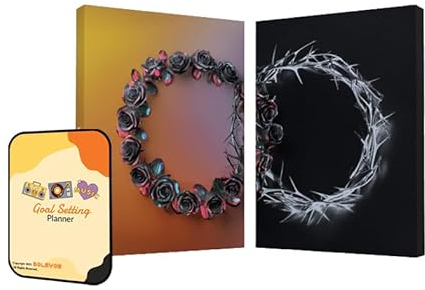 The Rose DUAL Album [Dawn ver. + Dusk ver. (Deluxe Box Album)(SET)]+Pre Order Benefits+BolsVos Exclusive K-POP Inspired Digital Merches (Goal Setting Planner, Sticker Pack)