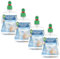 Air Wick Active Fresh – Aeorosolfreier, automatischer Lufterfrischer – Raumduft Meeresbrise – 4 x 228 ml Nachfüller