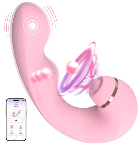 Butterfly Vibrator Sex Spielzeug für die Paare, 3 IN 1 Silikon Zungenlecken Vibratoren für sie Klitoris Stimulator, Anal Vibrator mit 10 Vibration 5 Pulsing, Erotisches Sexspielzeug Frau Massagestab