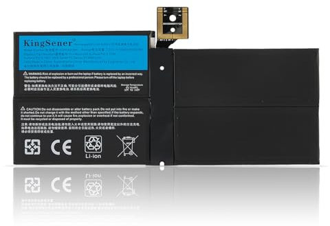 KingSener G3HTA038H DYNM02 Laptop Akku für Microsoft Surface Pro5 1796 PRO 5 7.57V 45Wh/5940mAh Tablet Batterie Laptop Ersatzakku
