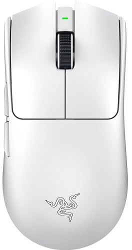Razer Viper V3 Pro - Ultraleichte kabellose Esports Gaming-Maus (8k Hz HyperPolling, 55g leichtes Design, Focus Pro Sensor 35K DPI, HyperSpeed Wireless, 95 Stunden Akkulaufzeit) Weiß