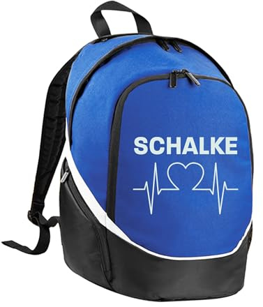 multifanshop Rucksack - Schalke - Herzschlag