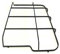 Gecasa, Griglie in ferro smaltato Compatibile con Electrolux - Rex - Zoppas - Zanussi nero lucido per piano cottura 4 fuochi a gas - 3546400031-3546400049 cm 41-43.5x27 (Griglia destra 3546400031)