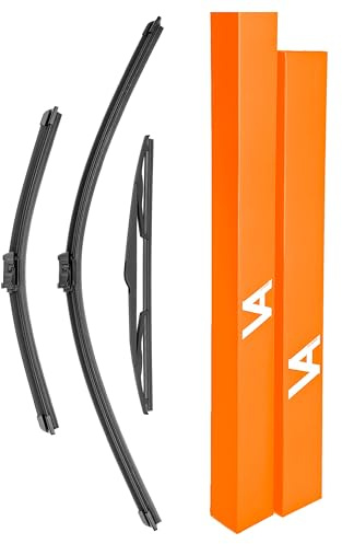 VIA ALBION® Wischerblätter für Opel Adam (ab 2013) - Allwetter Front- & Heckscheibenwischer Set