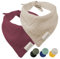 PiuPet® Hundehalstuch I 2er Set Hundehalstücher I Hundehalstuch große Hunde I Halstuch Hund I Stylisches Bandana große & kleine Hunde | Hundebekleidung & Zubehör I Beige/Rot | (S) 58x40x40cm