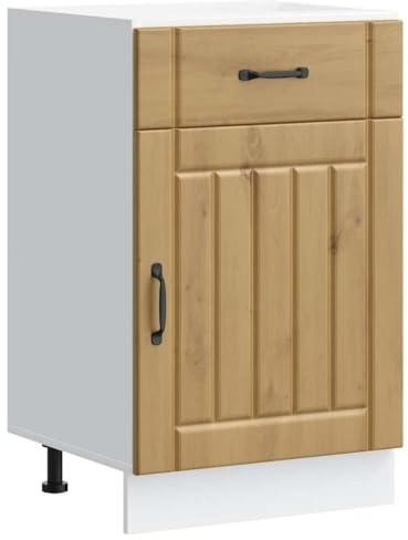 vidaXL Küchen-Unterschrank Lucca Artisan-Eiche Holzwerkstoff