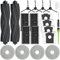 RUKHOOL Accessoires pour Dreame L10s Ultra Gen 2 / L10s Pro Ultra Heat/Mova E30 Ultra /L40 Ultra AE Pièces Rechange 4 Sacs à Poussière 2 Brosse Principale 4 Serpillière 4 Filtres 4 Brosse Latérale