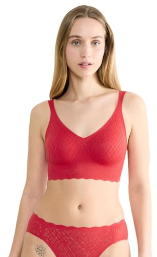 Sloggi Damen Zero Feel Bliss Festive Bralette Bra (1er Pack)
