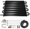 Keallans - Kit de radiador universal para coche, aire acondicionado, condensador de 8 con conector de transmisión