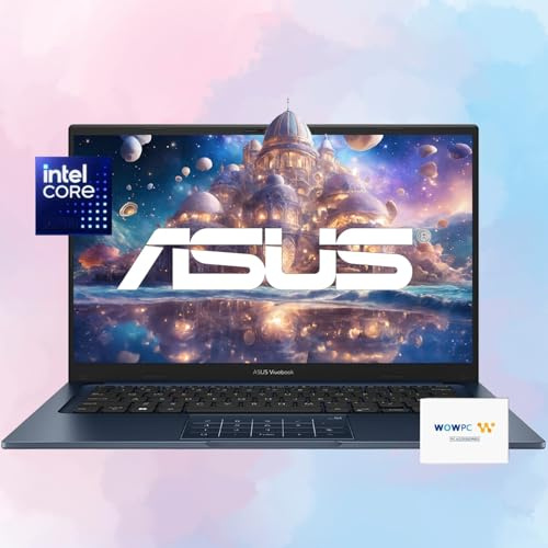 ASUS VivoBook Ordinateur portable | 16 Go de RAM | Stockage SSD PCIe de 1 To | Écran FHD 14 pouces | Processeur Intel 12ème génération 6 cœurs | Bluetooth | HDMI | Fin et léger | Windows 11 | Avec USB