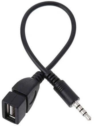 USB to 3.5mm Jack Audio Adapter, 3.5m Jack Audio Male to Female Cable for Playing Music, USB to Aux Audio Adapter for Car Stereo, Audio/MP3/CD Player, External U Disk (Required MP3 Decode Function)