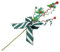 Garneck Ramas de Decoración para Árbol de Navidad Adornos Coloridos para Fiestas Festivo Casa y Decoraciones Comerciales Verde