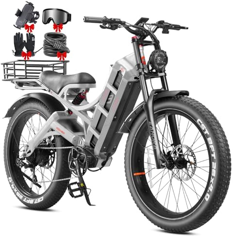 eAhora Romeo Pro Electric Bike - 2026 34MPH 1600W 200Miles Long Range Ebike