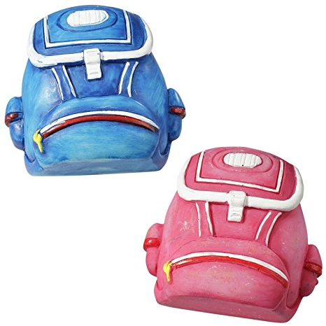 Einschulung: Tischdeko, Rucksack, rosa, Kunststein, ca. 4 cm