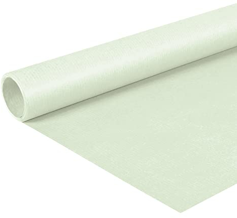 Clairefontaine 95721C - Rolle farbiges, gerilltes Kraftpapier 65g, Rolle 3x0,70m, ideal für Bastelaktivitäten, DIY-Projekte & zum Einpacken von Geschenken, Recycling Kraftpapier, Grün, 1 Rolle