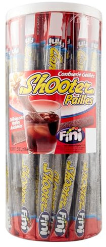Paille Shooter Cola - 50 pièces